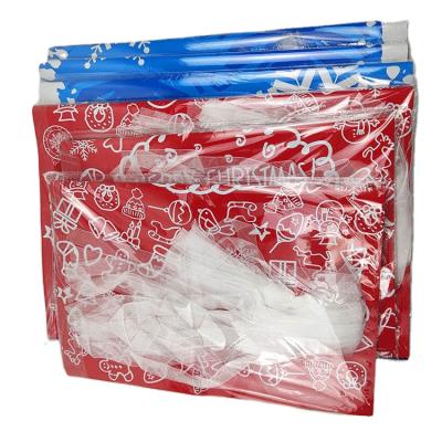 China Christmas Disposable Gift Wrapping Drawstring Top Selling Bag for sale