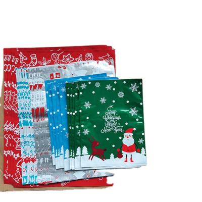 China Disposable Christmas Drawstring Gift Bags In Assorted Styles Gift Wrapping Bag for sale