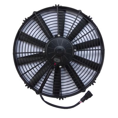 China fan 14 inch universal fan 220W 12v/24v high power fan with waterproof plug 14 inch for sale