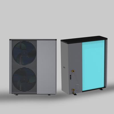 China OEM Mini Modern Elegant Domestic R290 Outdoor Available Air Source Heat Pump All In One Heat Pump for sale