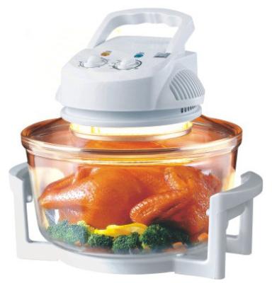 China Multifunctional Roast Kitchen Appliances 12L 1400W Halogen Convection Oven for sale