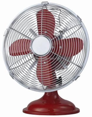 China Metal Retro Design 10 Inch Metal Desktop Fan for sale