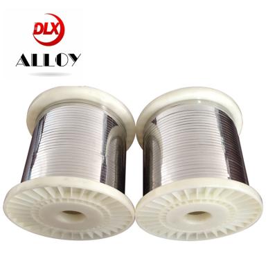 China 0Cr23Al5 performance heating resistor fecral ribbon wear resistance elements / flat wire for sale