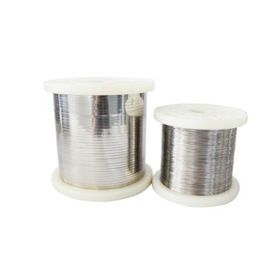 China High Resistivity Heating Flat Wire OCr25AL5 Resistance Alloy Fecral Heating Ribbon 0Cr25AL5 for sale