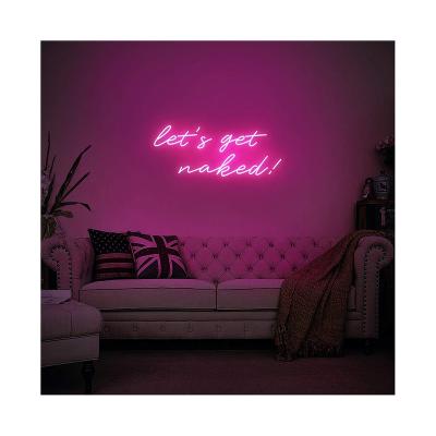 China Buildings Manufacturer Dropshipping NO MOQ Fast Delivery Acrylic Neon Letter Customs Lead Neon Sign For Living Room Decoration for sale