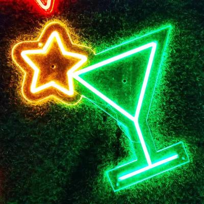 China Custom Outdoor LANDSCAPE Steel Neon Signage Led Neon Sign Body Lamp PVC Waterproof Luminous Light Item Lighting Neon Lights Color Design T for sale