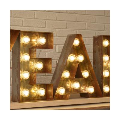 China Back Lit Low Moq Wedding Party Events Marquee Led Light 3Ft 4Ft 5Ft Up Big Numbers Marquee Letters For Anniversary Backdrop for sale