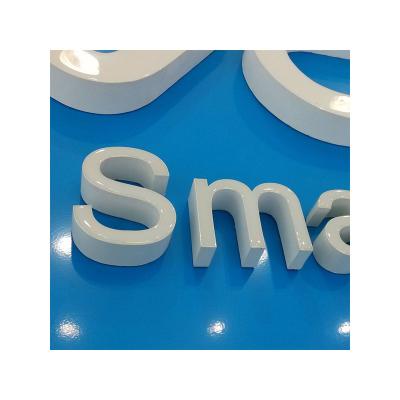 China Mainly used in good price formed walls enterprise lead resin company name letter 3d sign store advertising metal light word for sale