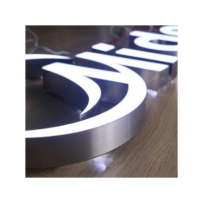 China Mainly used in the walls resin enterprise formed high quality letters led billboard signs 3d outdoor luminous letters for sale