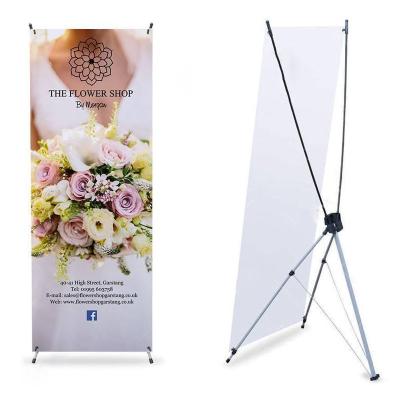 China Talking Activities Outdoor Advertising X Banner Size 60 X 160 Cm 80 X 180 Cm For Trade Show Low Price Stand X Banner Stand for sale