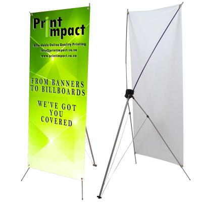 China Talking Retractable Custom Collapsible Portable Activities Outdoor Advertising X Banner Stand for sale