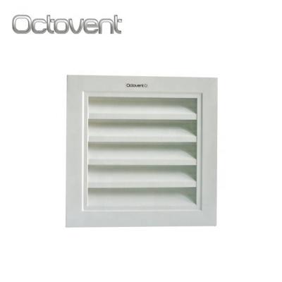 China Octovent Industrial Ventilation Waterproof Aluminum Weather Canopy Grilles for sale