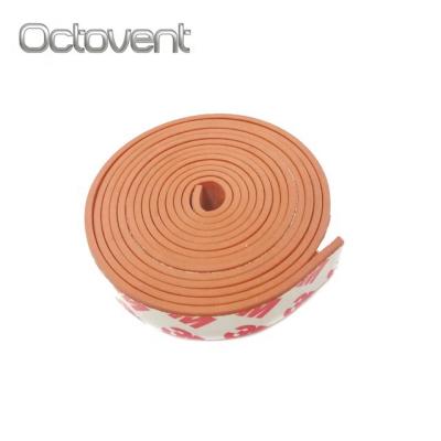 China Industrial High Temperature Resistance Sealing Silicone Rubber Foam Gasket Strip for sale