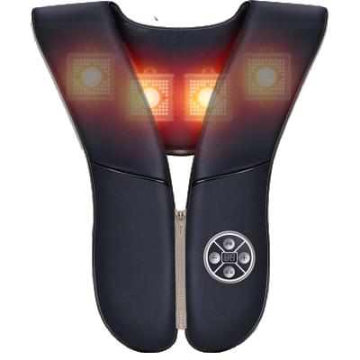 China Body Shoulder Tapping Back And Neck Massager Sale Electric Leather Body Parts 4 Point Tapping Shoulder Massager Belt for sale