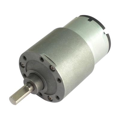 China Totally Enclosed 37mm Low Rpm 10kg 1Nm High Torque 60rpm 100rpm 24v 12v DC Speed ​​Motor for sale