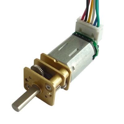 China 12mm N20 Micro DC Encoder Totally Enclosed Motor 3V 4.5V 5V 6V 12V Electric Gear Motor With Encoder for sale