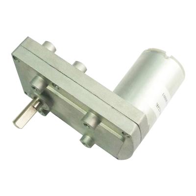 China 545 dc drip-proof compact gear motor square gearbox d shaped small shaft gear motor for sale