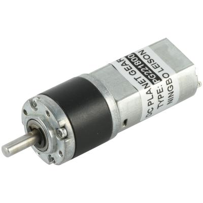 China Totally Enclosed Low RPM 24v 12v Small 22mm DC Planetary Gear Motor For Electronic Lock And Shutters for sale