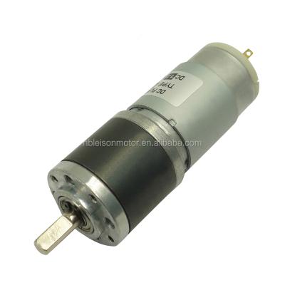 China Totally Enclosed 32mm Low RPM 12 Volt 24 Volt Brushed DC Planetary Gear Motor for sale