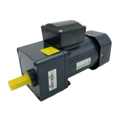 China Low rpm totally enclosed high power 120w ac motor with gear box 110v 220v 230v for barbecue machines for sale