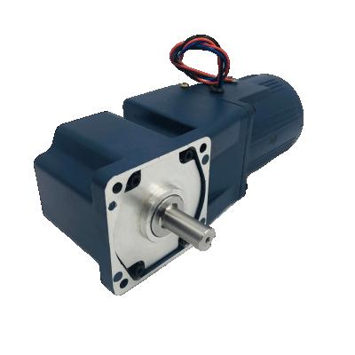 China 110v/220v/380v 90w AC Speed ​​Electric Motor Right Angle Gearbox Totally Enclosed Fast Delivery For Chopper for sale