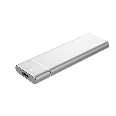 China Portable NVME M.2 USB C Hard Drive Aluminum Adapter Enclosure External SSD Enclosure For Laptop Computer for sale