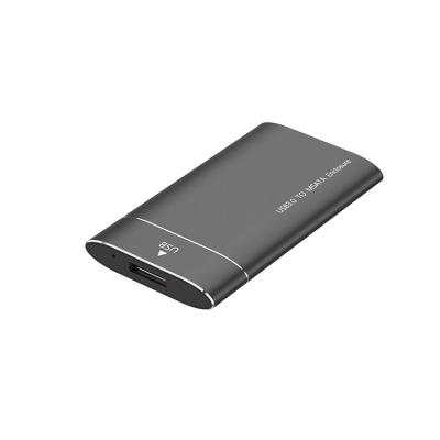 China Hot Selling Aluminum External USB 3.0 To Sata SSD Support 2tb Portable Solid State Drive for sale