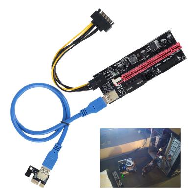 China PCBA black usb 3.0 ver PCI-e express 4x 8x riser card plus pcie 1x to 16x 009s white for sale