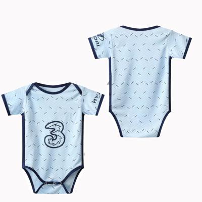 China Cheap Hot Selling Summer Football Tank Top Baby Soccer Sports Tank Top Jumpsuits Kids Clothes 100% Cotton Short Sleeve Baby Romper for sale