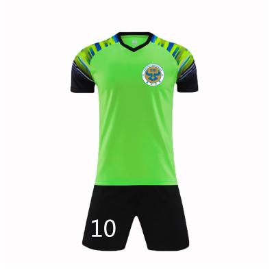 China cheap quick-drying 2022 high quality plain soccer sublimation soccer jersey football uniform kits for sale