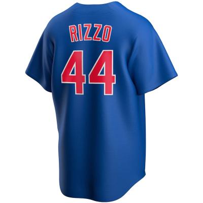 China Breathable Chicago City Mens Customize Baseball Jersey Cheap White Quilted Uniform #44 Anthony Rizzo #9 Baez #17 Bryant CUB High Quality for sale