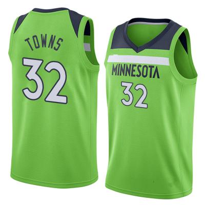 China Wholesale Custom High Quality QUICK DRY Men's Minnesota City Towns 32# Edwards 1# Sublimation Jersey Uniform Print Customized for sale