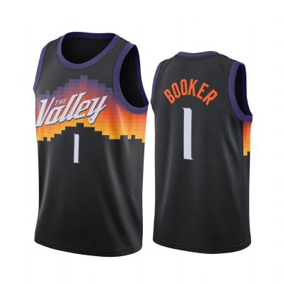 China Newest Phoenix Men's QUICK DRY Custom Sun Valley Logo Basketball Jersey Uniforms The City Edition 1 Devin Booker 13 Nash 22 Ayton Tank Tops for sale