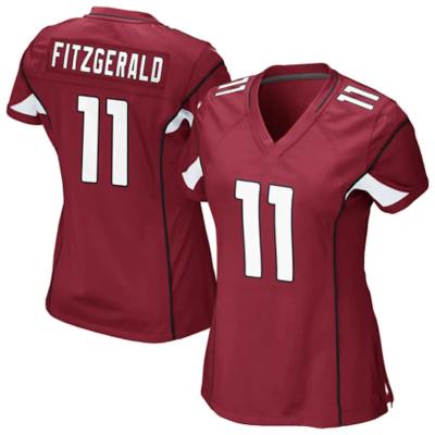 China Arizona 11 Larry Fitzgerald Jerseys Game Player Cheap Women's Football Wear QUICK DRY for sale