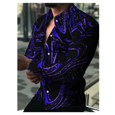 China Men's Solid Color Anti-Shrink Long Sleeve Shirts Men's Shirts Casual Cardigan Men's Shirts for sale