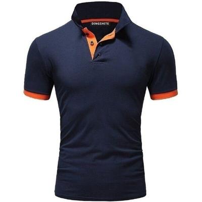 China Plain Anti-Wrinkle 100 Polyester Golf Blank Polo Shirts OEM Embroider Custom Logo Polo Shirt T-shirts for sale