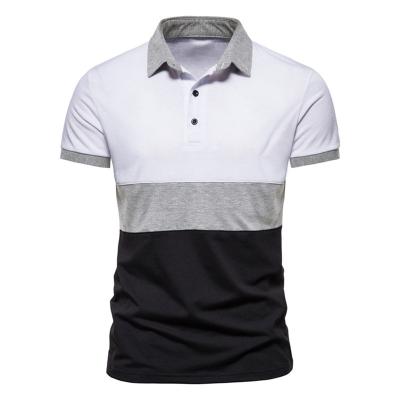 China Factory Direct Selling Anti-wrinkle Men's Lapel Men's Polo Shirt Explosive Style Men's Short-sleeved T-shirt for sale