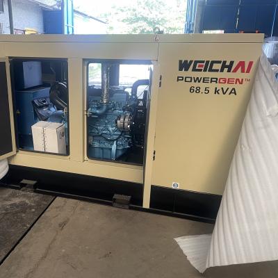 Chine Générateur de Weichai WPG68.5-L1 55kVA-687.5 Générateur industriel diesel à vendre