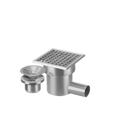 China Modern High Quality Wholesale Stainless Steel Floor Waste Drains Side-Row Industrial Leak Proof Odor for sale