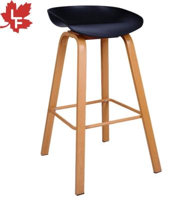 China New modern design cheap bar stools plastic stackable chair plastic stackable chair for dining room for sale