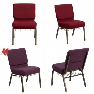 China Modern Wholesale Cheap Connecting Auditorium Chairs For Church Modern Stackable Pulpit Chair Used Pastor Church Chairs for sale