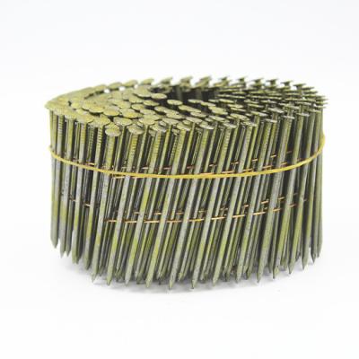 China 60mm PCN-60 16 Degree Galvanized Wire Welded Coil Plain Nails within 90 Characters for sale