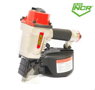 China Arma de clavos de bobina Fx-Cn55A 15 grados Air Nailer para clavos de bobina soldados con alambre plano de 55 mm en venta