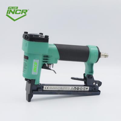 China SL-8416 Durable 21 Gauge Fine Crown Air Pneumatic Staple Gun for Furniture Decoration for sale