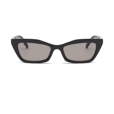 China Hot Selling Fashion Sunglasses Vintage Frame High Quality Cat Eye Acrylic Plastic Plastic Sunglasses for sale