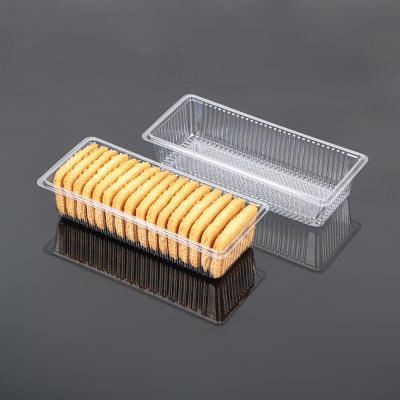 China hengmaster food grage disposable Plastic biscuit disposable snack donut containers tray for sale