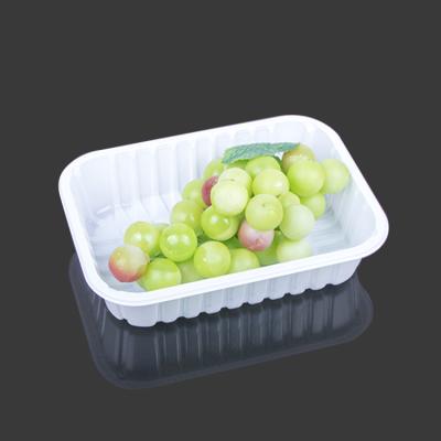 China Weiße 18*13*4cm Wegwerffleischverpackung pp. Plastik zu verkaufen