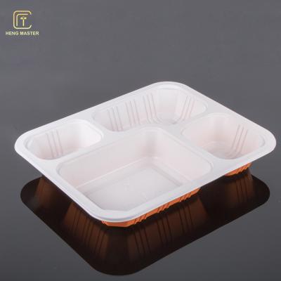 China Wegwerf-Bento Box Microwavable Airline Meal-Behälter zu verkaufen