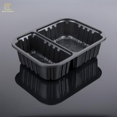 China Schwarzes Fluglinien-Tablett des Verpacken- der Lebensmittel18*10*6cm zu verkaufen