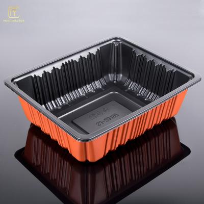 China Pp.-Mahlzeit, die 23*19*7cm Wegwerf-Bento Box verpackt zu verkaufen